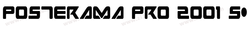 Posterama Pro 2001 S字体转换
